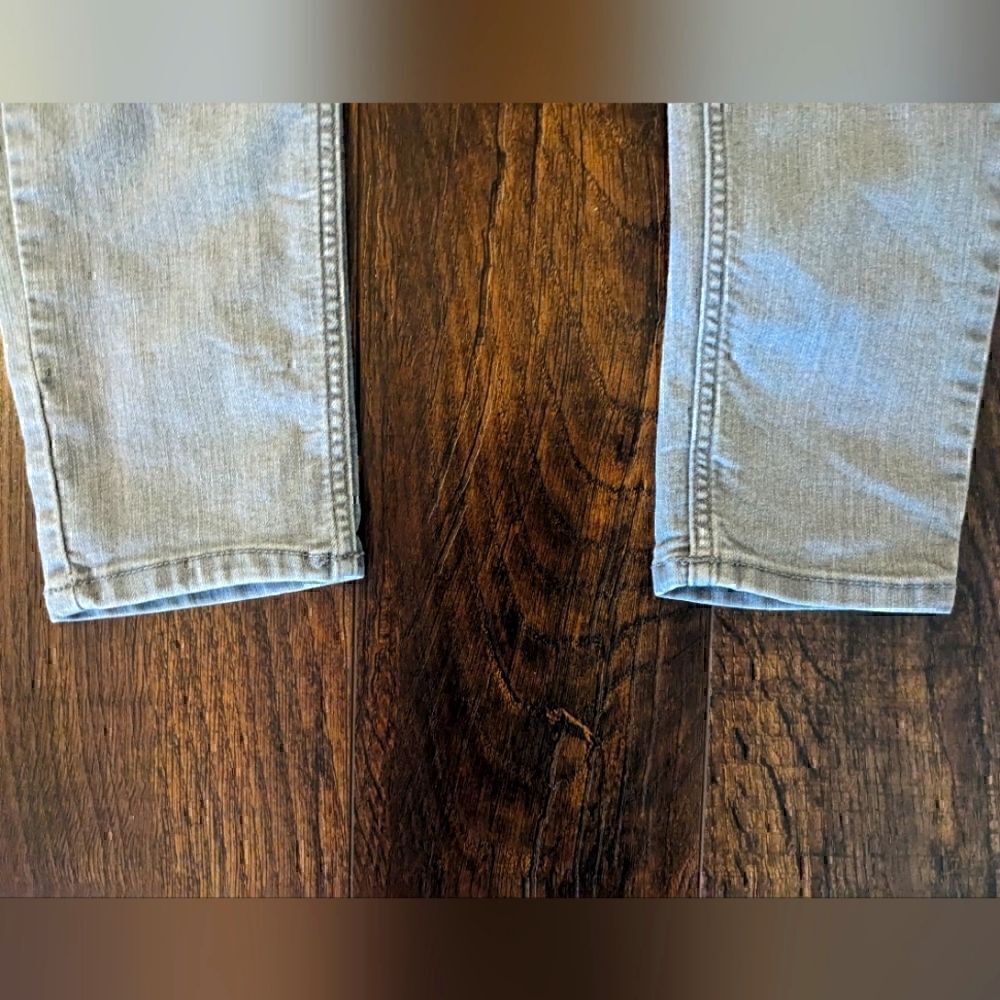 3/$30 EUC Claudie Pierlot 38 Light Grey Stretch Skinny Jeans - Picture 3 of 9